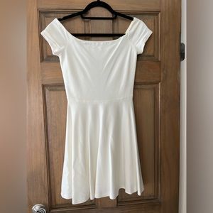 White Alice and Olivia off the shoulder dress - worn once to bridal shower